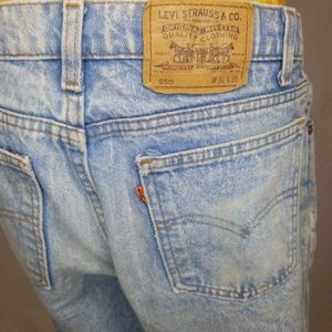 Vintage Levi's 550 36x30 orange tag USA